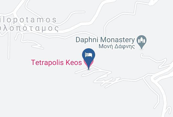 Kea Kythnos - Tetrapolis Keos Maps