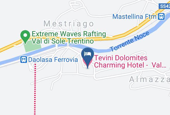 Trento - Tevini Dolomites Charming Hotel Val Di Sole Trentino Maps