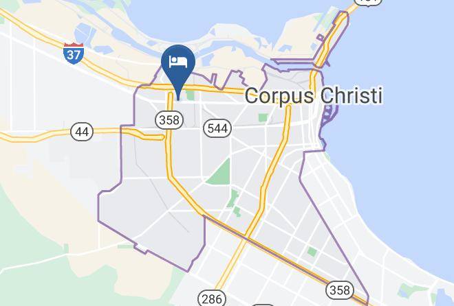 Nueces - Texan Hotel Maps