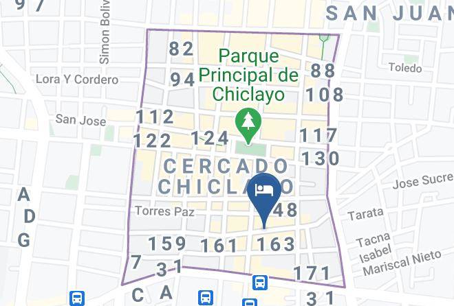 Chiclayo - Texas Hotel Maps