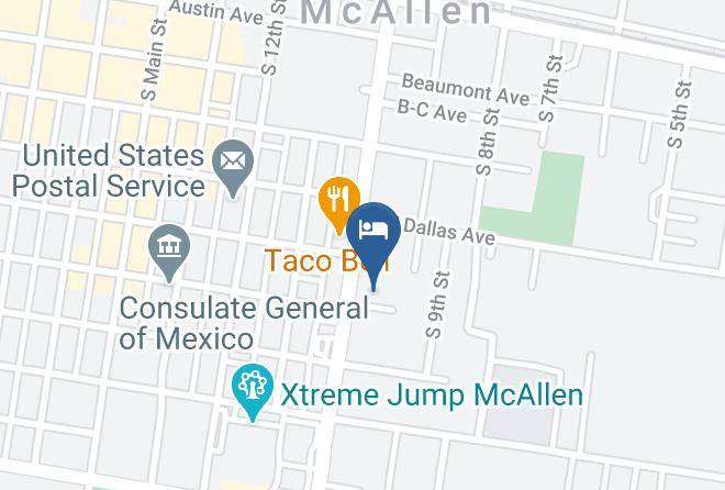 Hidalgo - Texas Inn Airport Maps