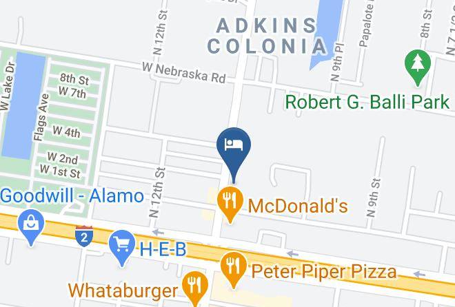 Hidalgo - Texas Inn Alamo Maps