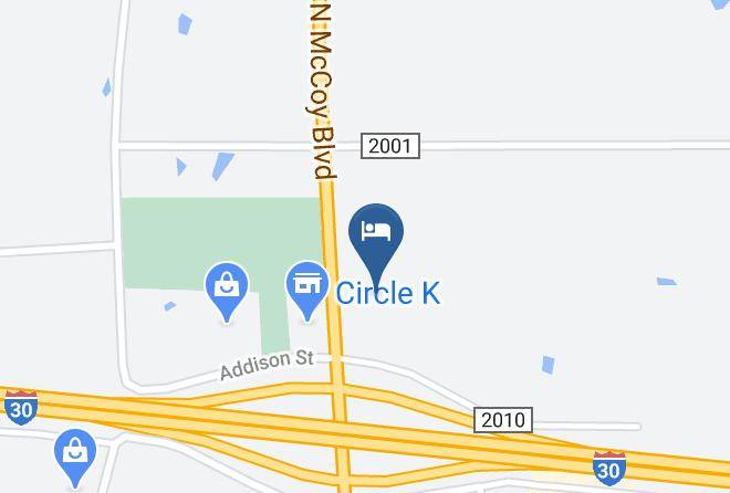Bowie - Texinn Motel New Boston Maps