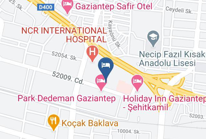 Sehitkamil - Teymur Continental Hotel & Convention Center Maps