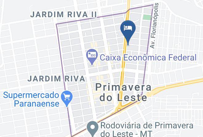 Primavera Do Leste - Tezla Hotel Maps