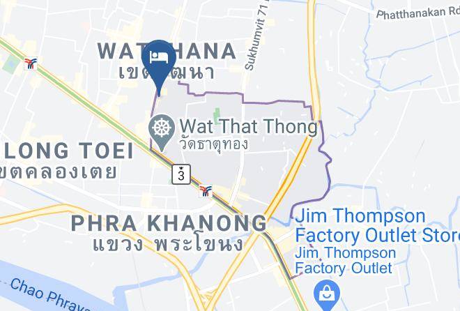 Tha City Loft Hotel Map