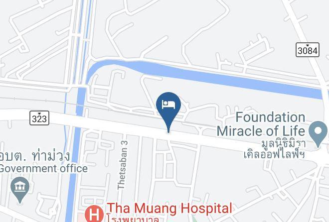 Amphoe Tha Muang - Tha Muang Resort Maps