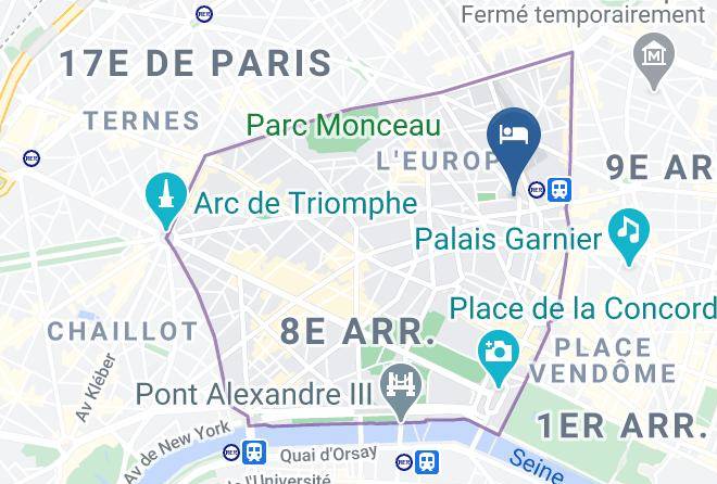 Paris - Thai Spa Saint Lazare Maps