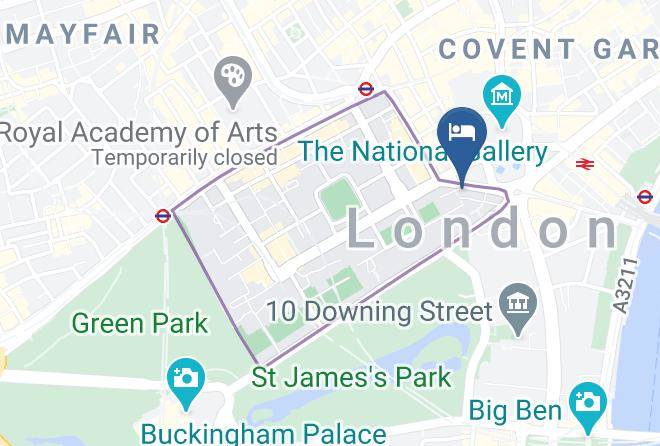 London - Thai Square Trafalgar Square Maps