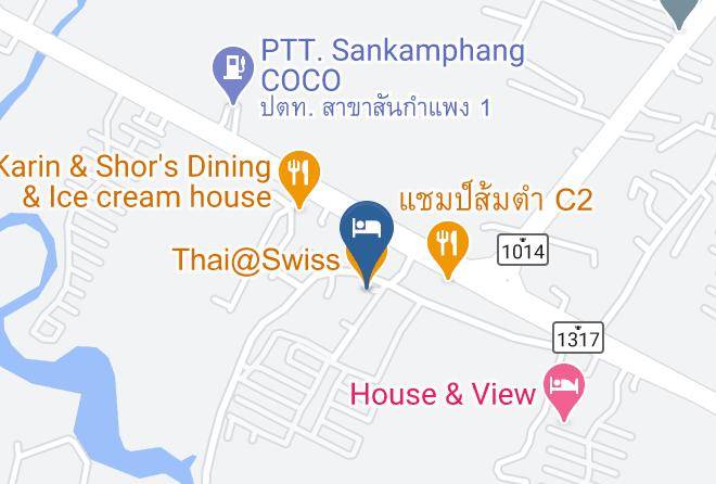 Amphoe San Kamphaeng - Thai Swiss Restaurant Maps