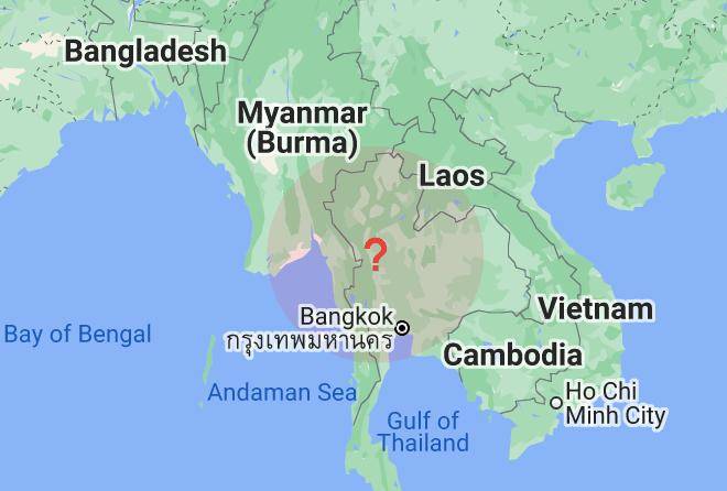 Amphoe Kosamphi Nakhon - Thai Thong Hotel Maps