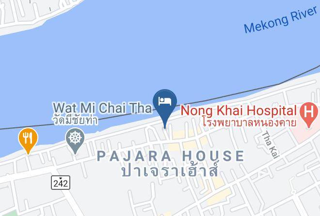 Amphoe Mueang Nong Khai - Thailand Laos Riverside Hotel Maps