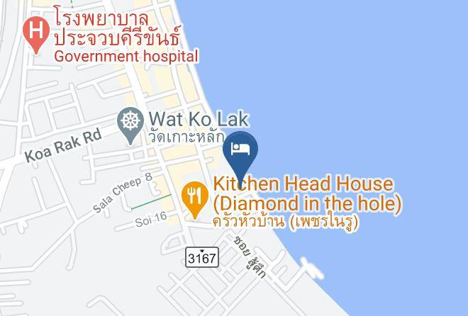 Thaimex Cafe And Homestay Map - Prachuap Khiri Khan - Amphoe Mueang Prachuap Khiri Khan