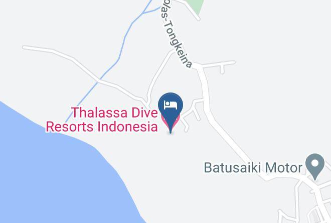 Thalassa Dive Resorts Indonesia Map