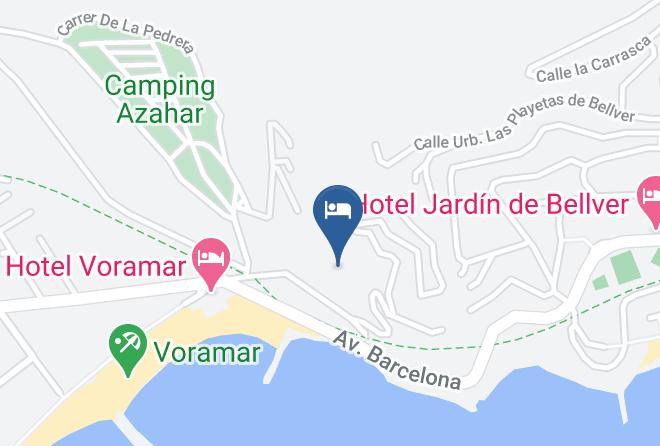 Thalasso Hotel Termas Marinas El Palasiet Map