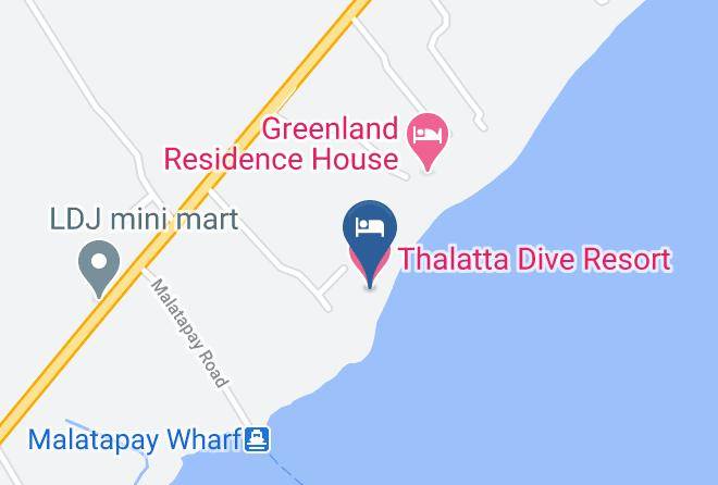 Negros Oriental - Thalatta Dive Resort Maps