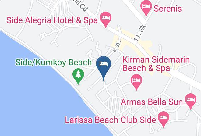 Manavgat - Hotel Thalia Unique Maps