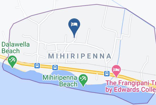 Galle - Thalpe Bungalows Maps