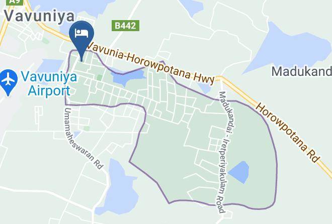 Jaffna - Thampa Hotel Maps