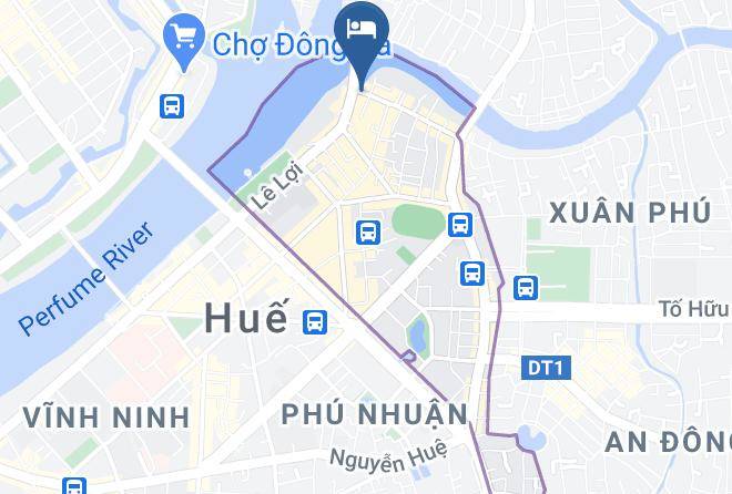 Than Thien Friendly Hotel Map