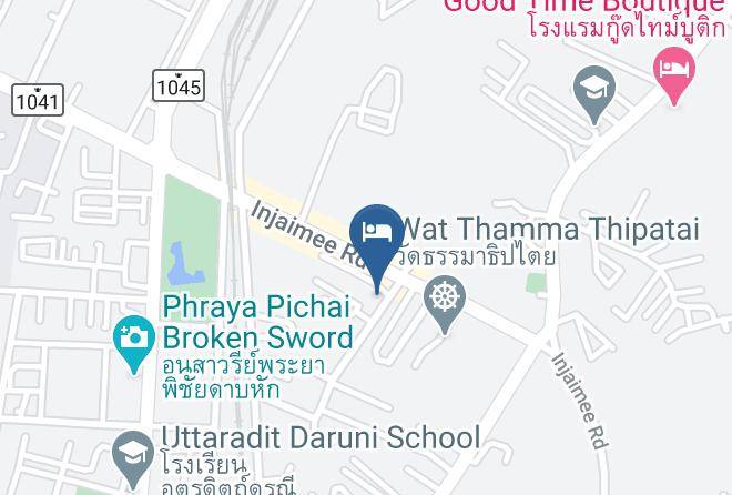 Amphoe Mueang Uttaradit - Thanakorn Garden Hotel Maps