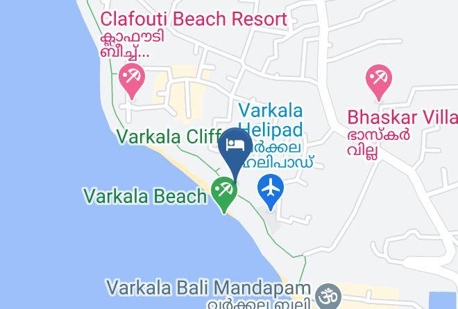 Chirayinkeezhu - Thanal Beach Resort Maps