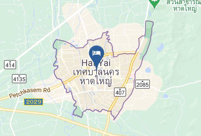 Amphoe Hat Yai - Thanapat Hat Yai Hotel Maps