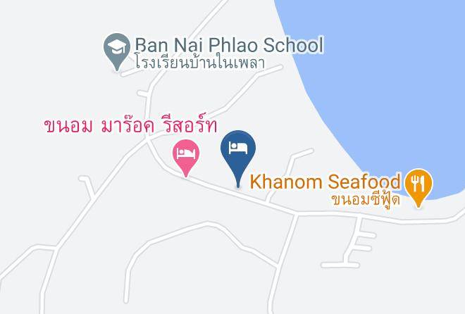Amphoe Khanom - Thanaporn Resort Maps