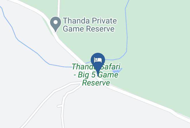 Umkhanyakude - Thanda Safari Private Game Reserve Main Gate Maps
