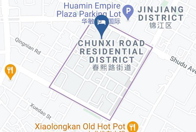 Chengdu - Thank U Selected Hotel Maps