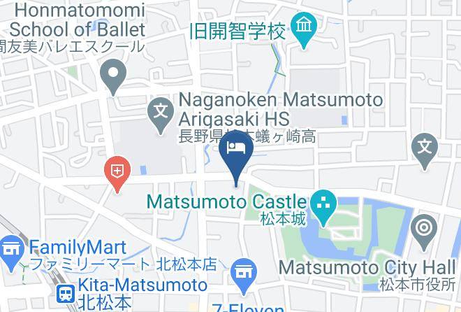 Matsumoto City - Thank You Hippopotamus Hostel Maps