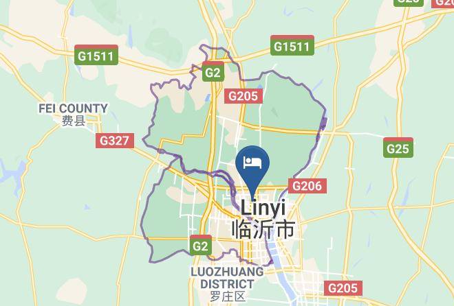 Linyi - Thank You Hotel Nanfang North Bus Station Maps