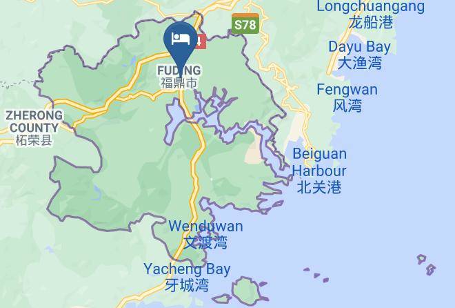 Thank You Inn Fuding Haikou Road Map