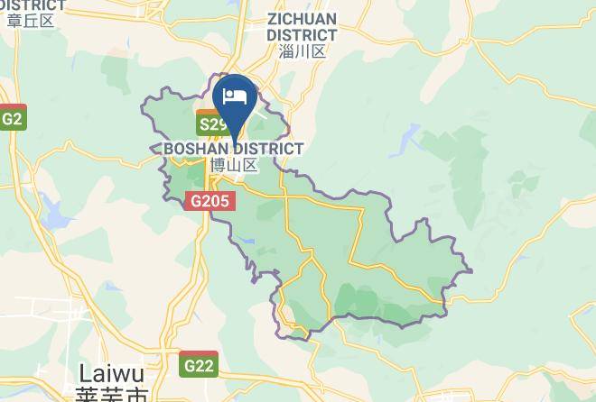 Zibo - Thank You Inn Zibo Fule Garden Maps