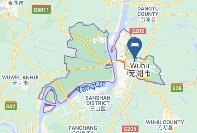Wuhu - Thankyou Holiday Beauty Hotel Wuhu Maps