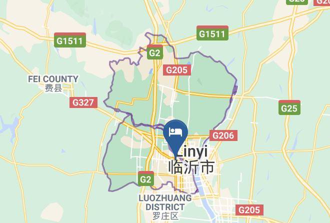 Linyi - Thankyou Hotel Exhibition Center Linyi Maps