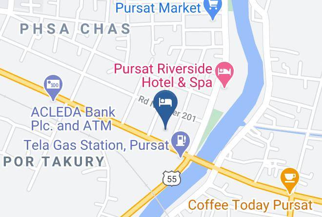 Pou Sat Town - Thansour Thmei Hotel Maps
