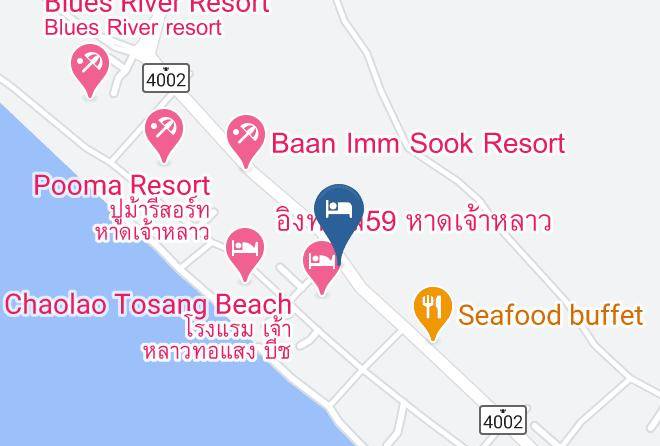Amphoe Tha Mai - Tharathip Resort Maps