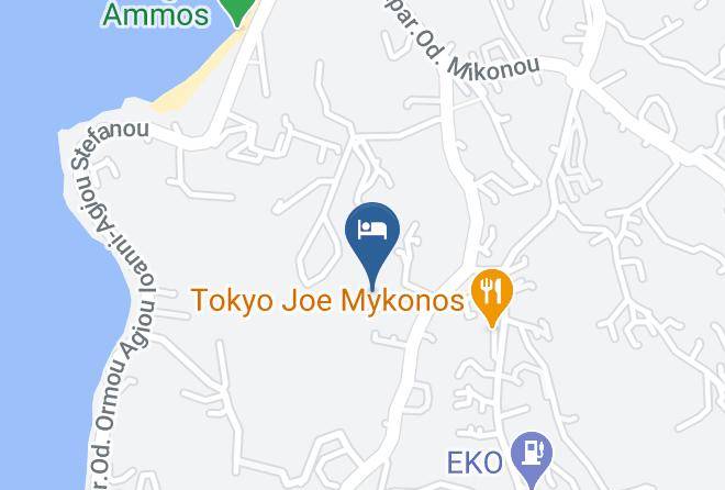 Tharroe Of Mykonos Hotel Map