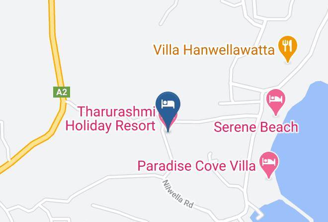 Galle - Tharurashmi Holiday Resort Maps
