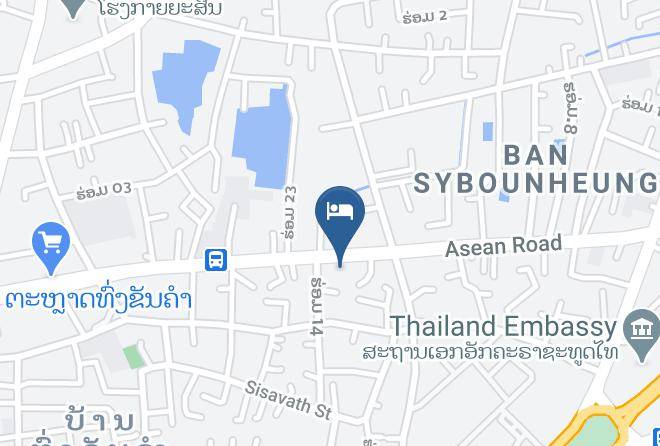 Vientiane - Thavixay Hotel Maps