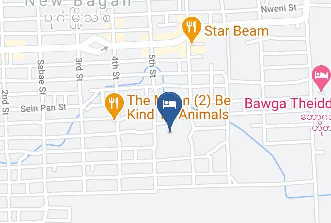 Nyaung U - Thazin Garden Hotel Bagan Maps