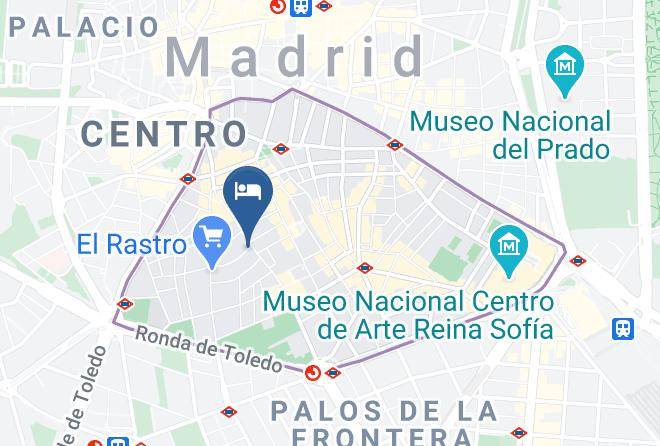 Madrid - Thc Latina Hostel Maps