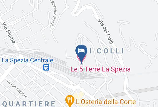 Le 5 Terre La Spezia Map