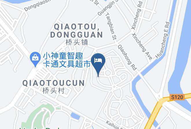 Dongguan - The 80youth Chain Hotel From Dongguan Maps