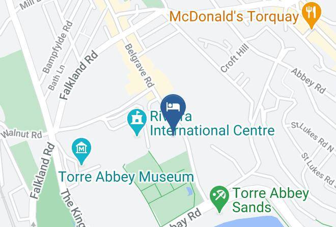 Torbay - The Abbey Sands Hotel Maps
