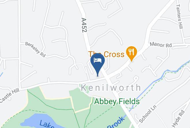 The Abbeyfields Hotel Map