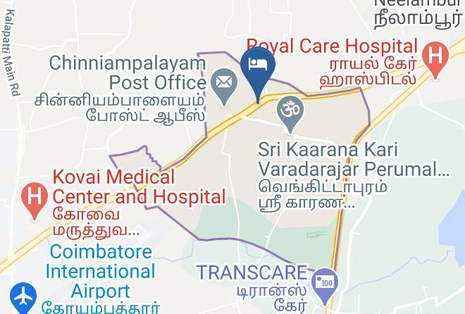 The Acacia Hotel Map