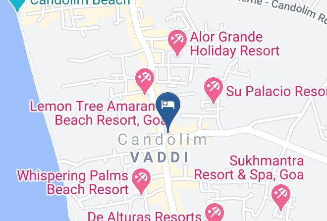 Bardez - The Acacia Hotel & Spa Maps