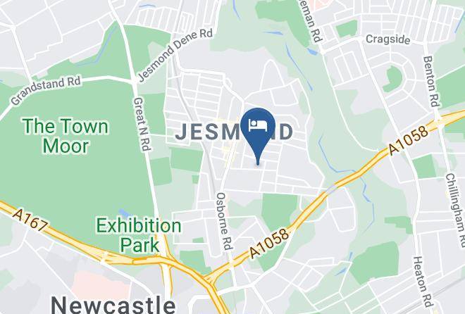 Newcastle Upon Tyne - The Adelphi Hotel Maps